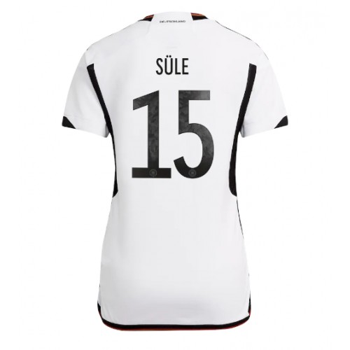 Fotballdrakt Dame Tyskland Niklas Sule #15 Hjemmedrakt VM 2022 Kortermet
